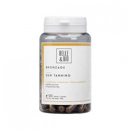 Belle&Bio Bronzage, (capsule de bronzare sau capsule autobronzante), 120 capsule Beneficii Belle&amp;Bio Bronzage, Bronzare: con