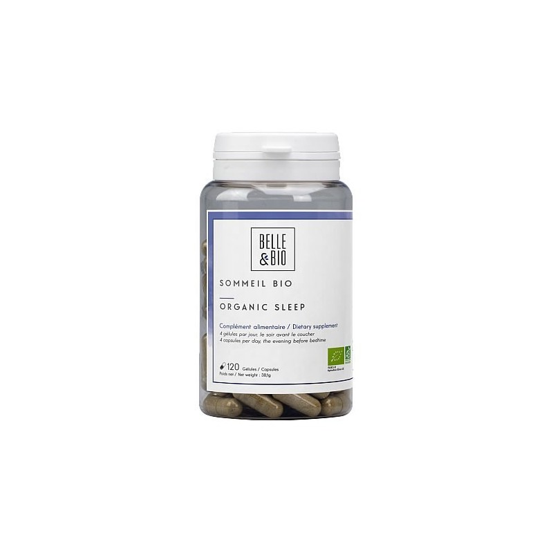 Sommeil Bio, 120 capsule, Amelioreaza tulburarile de somn, mentine o stare de bine si buna dispozitie Beneficii Sommeil: amelior