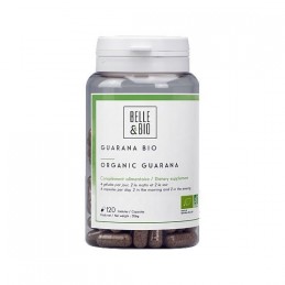 Belle&Bio Guarana Bio 120 capsule (Inhiba pofta, scade oboseala, inlocuitor cafea) Beneficii Guarana Bio: creste dorinta sexuala