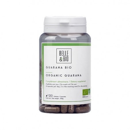 Belle&Bio Guarana Bio 120 capsule (Inhiba pofta, scade oboseala, inlocuitor cafea)