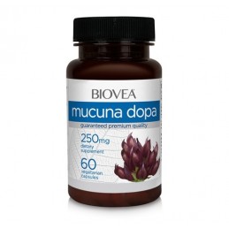 Mucuna Pruriens, L-Dopa, 250mg, 60 capsule, Supliment Parkinson Beneficii Mucuna Pruriens L-Dopa: creste energia mentala si fizi