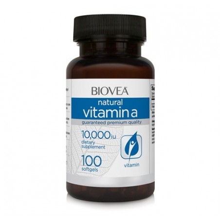 Biovea VITAMINA A - 10,000 IU, 100 Gelule