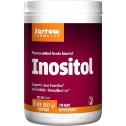 Jarrow INOSITOL 600mg (8oz) 227 grame Beneficii Inositol: sustine nivelul de serotonina sănătos pentru o dispoziție mai bună, po