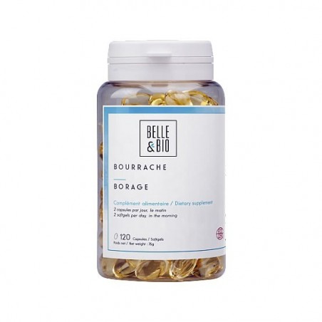 Belle&Bio Ulei Borago Bio - Ulei de limba mielului Bio 120 gelule