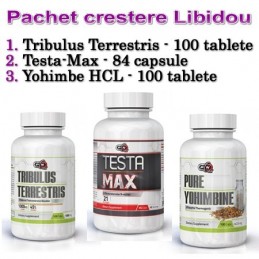 Crestere Testosteron: Tribulus Testa Max Yohimbe HCI Beneficii TribulusTerrestris: creste in mod natural nivelul de tes-tosteron