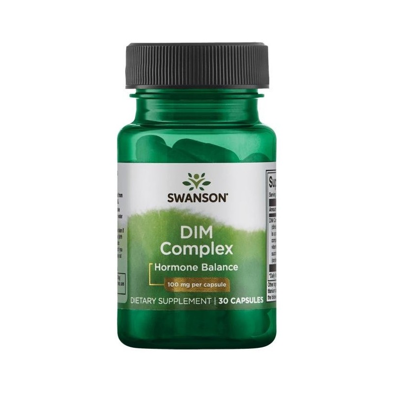 Diindolilmetan, DIM Complex, 100 mg, 30 Caps- Susține echilibrul hormonal atât pentru bărbați, cât și pentru femei, antioxidant 