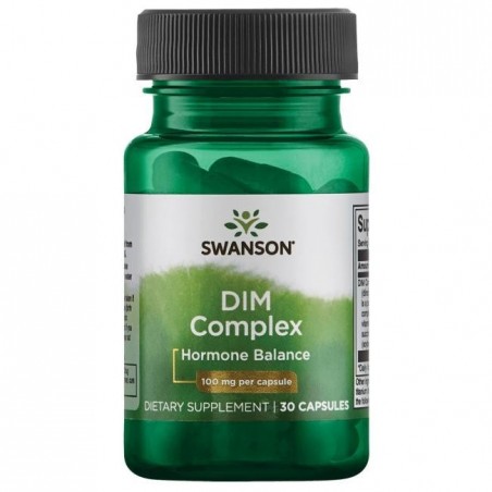 Swanson DIM Complex, Diindolilmetan 100 mg 30 Capsule, menopauza, estrogen