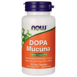 L-DOPA Mucuna, 90 Capsule, Creste energia mentala si fizica, stimuleaza starea de spirit, imbunatateste libidoul Beneficii Mucun