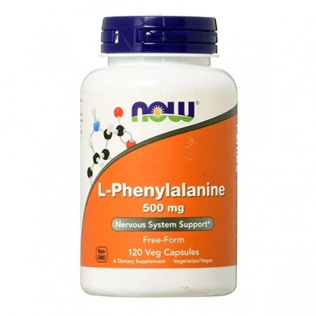 Now L-Phenylalanine 500mg 120 Capsule (L-Fenilalanina)