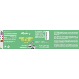 Vitamina B12 Forte, Metilcobalamina, 5000 mcg, 60 Pastile, Imbunatateste somnul, reduce depresia, antiinflamator Beneficii Vitam