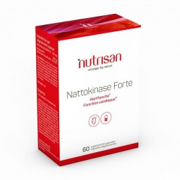 Supliment alimentar Nattokinase Forte (Nattokinaza) 60 Capsule, Nutrisan Beneficii nattokinase: subtiaza sangele si minimizeaza 