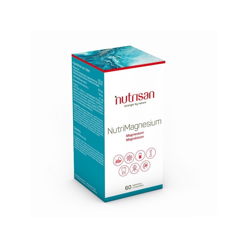 NutriMagnesium, 60 Tablete, Contribuie la funcționarea normală a sistemului nervos, susține metabolismul energetic normal Patru 