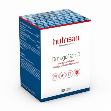 Nutrisan OmegaSan 3 (Ulei peste 1000mg) 60 gelule