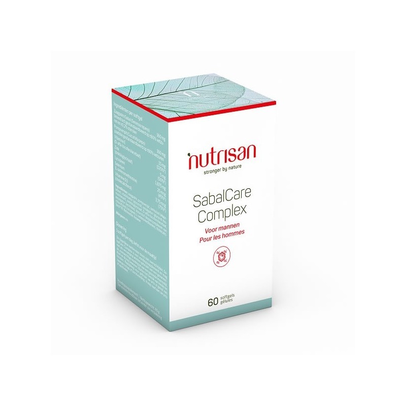 Nutrisan SabalCare +1 CADOU (Saw Palmetto, ulei dovleac) 60 Capsule Beneficii SabalCare Complex: minimizeaza hiperplazia benignă