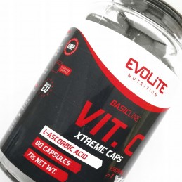 Evolite Vitamina C Extreme 1000mg - 60 Capsule Beneficii ale Vitaminei C 1000 mg: ajuta la producerea colagenului si asigura san