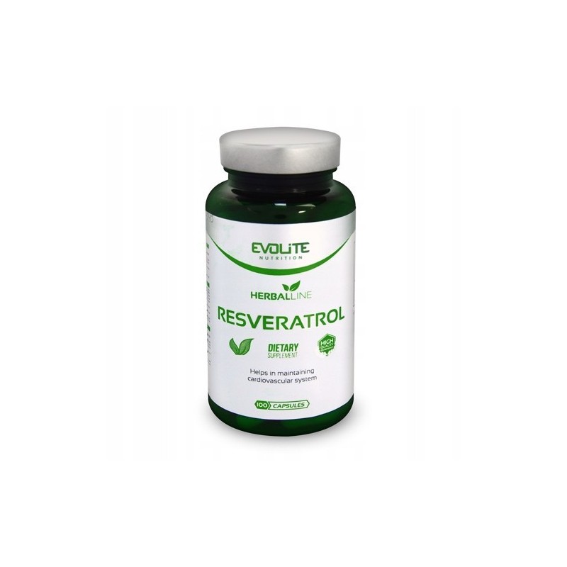 Evolite Resveratrol Extract  - 100 Capsule Beneficii Resveratrol: mentine sanatatea colonului, antioxidant natural puternic care