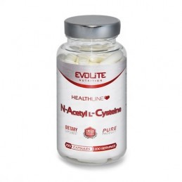 Evolite N-Acetyl L-Cysteine - 300mg - 100 Capsule Beneficii N-Acetil Cisteina: forma stabila de L-cisteina, sprijina sanatatea c