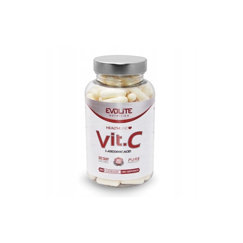 Evolite Vitamina C 500mg - 180 Capsule Beneficii ale Vitaminei C 500 mg: ajuta la producerea colagenului si asigura sanatatea ar