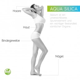 Aqua Silica, 500 ml, Important pentru piele, păr și unghii, ideal pentru sanatatea articulatiilor, oaselor, dintilor si pielii B