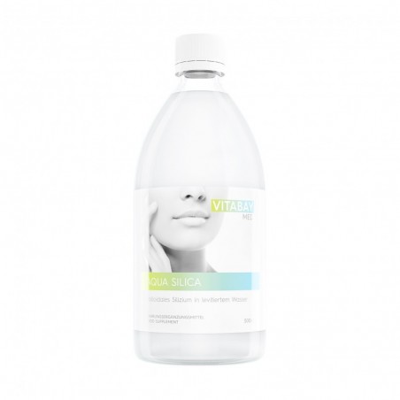 Vitabay Aqua Silica, 500 ml, siliciu coloidal, vegan și natural