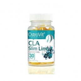 OstroVit CLA Slim Line 1000 mg 30 Capsule Proprietățile si beneficiile OstroVit CLA Slim Line: accelerează arderea de grăsimi, a