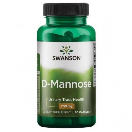 Swanson D-Mannose (D-Manoza), 700 mg, 60 Capsule