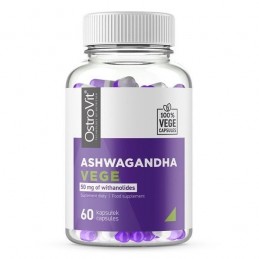 Supliment alimentar Ashwagandha Vege 700 mg 60 Capsule, Ostrovit Beneficii Ashwagandha: planta medicinala antica, reduce nivelul