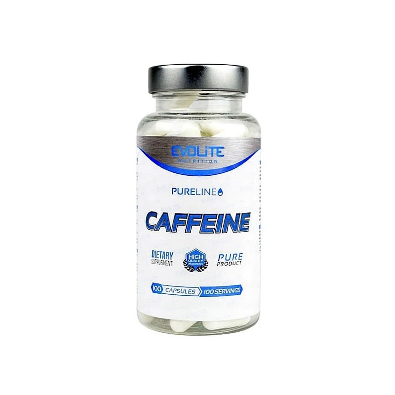 Evolite Cafeina 200 mg 100 Capsule Beneficii Cafeina: Inlocuitor excelent pentru cafea, ofera multa energie, ajuta la arderea gr