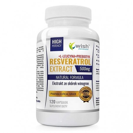 Wish Resveratrol Extract 120 Capsule (Antioxidant puternic natural)