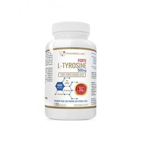 Progress Labs L-Tyrosine Forte 500mg 120 Capsule (L-Tirozina)