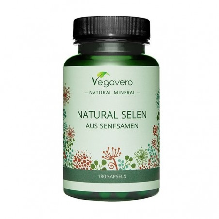 Vegavero Natural Seleniu, 100 mcg, 180 Capsule