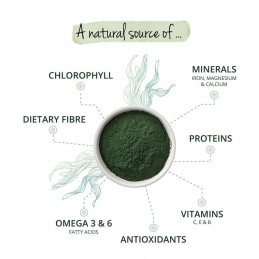 Vegavero Spirulina Organic 1000 mg 270 Capsule Beneficii Spirulina: protejeaza si imbunatateste sanatatea ochilor, reduce inflam