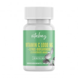 Vitabay Vitamina C 1000 mg + Bioflavonoide 100 Tablete, eliberare in timp Beneficii si proprietati ale Vitaminei C 1000mg: absor