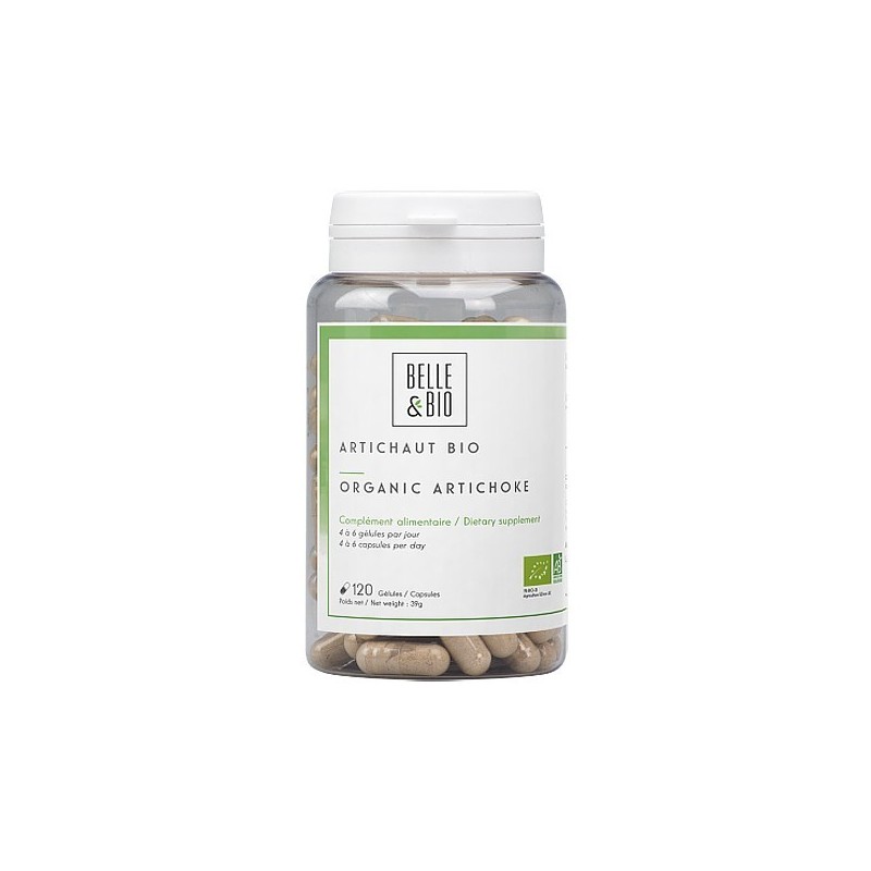 Belle&Bio Anghinare Bio, Artichoke Bio 120 Capsule Beneficii Anghinare: imbuntateste sanatatea inimii, regleaza tensiunea arteri