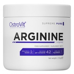 Supreme Pure Arginine 210 grame (efect mare de pompare la antrenamente, ajuta la imbunatatirea libidoului si potentei) Beneficii