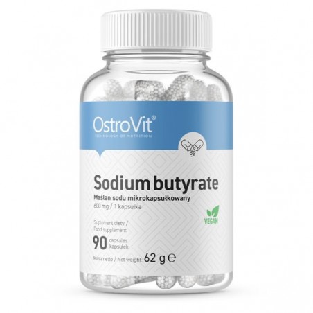 OstroVit Sodium Butyrate - Butirat de Sodiu, 90 Capsule