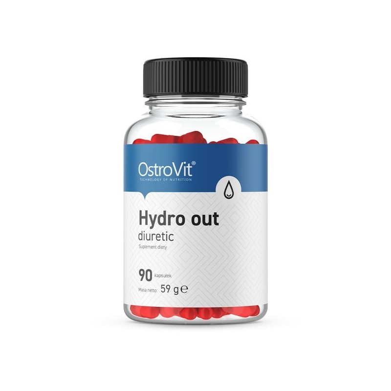 OstroVit Hydro Out Diuretic 90 Capsule Faciliteaza evacuarea excesului de apa din organism, Imbunatateste definirea muschilor si