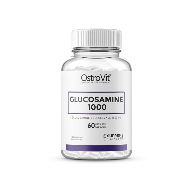 Supreme Glucosamine, 1000 mg 60 Capsule- Ameliorează simptomele osteoartritei, exercită o acțiune antiinflamatorie Beneficii Glu