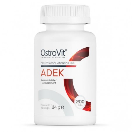 OstroVit ADEK (Vitaminele A, D, E, K) 200 Tablete