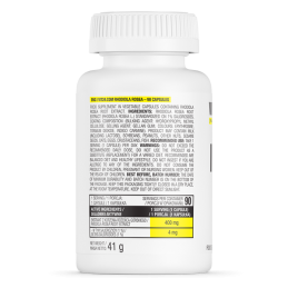 VIT24.com Rhodiola Rosea 90 Capsule Beneficii Rhodiola: excelent in ameliorarea disfunctiei sexuale masculine, creste apetitul, 