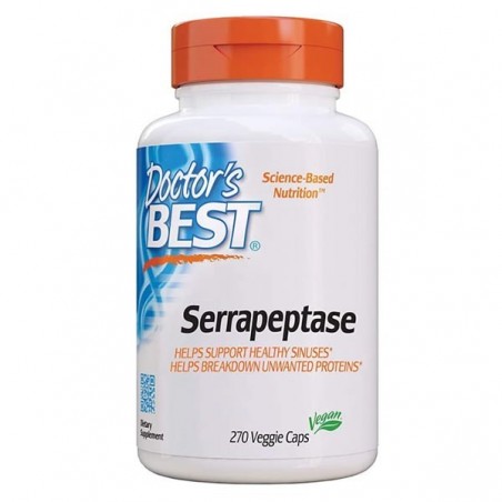 Doctor's Best Serrapeptase 40.000 SPU 270 Capsule