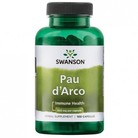 Swanson Pau D'Arco 500 mg 100 Capsule