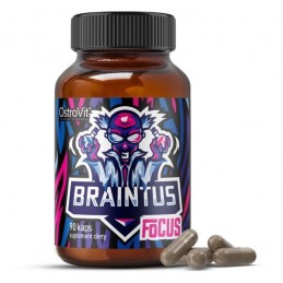 OstroVit Braintus Focus 90 Capsule Pentru focusare, energie mintala, concentrare, stare de spirit. Contine: Extract de seminte d