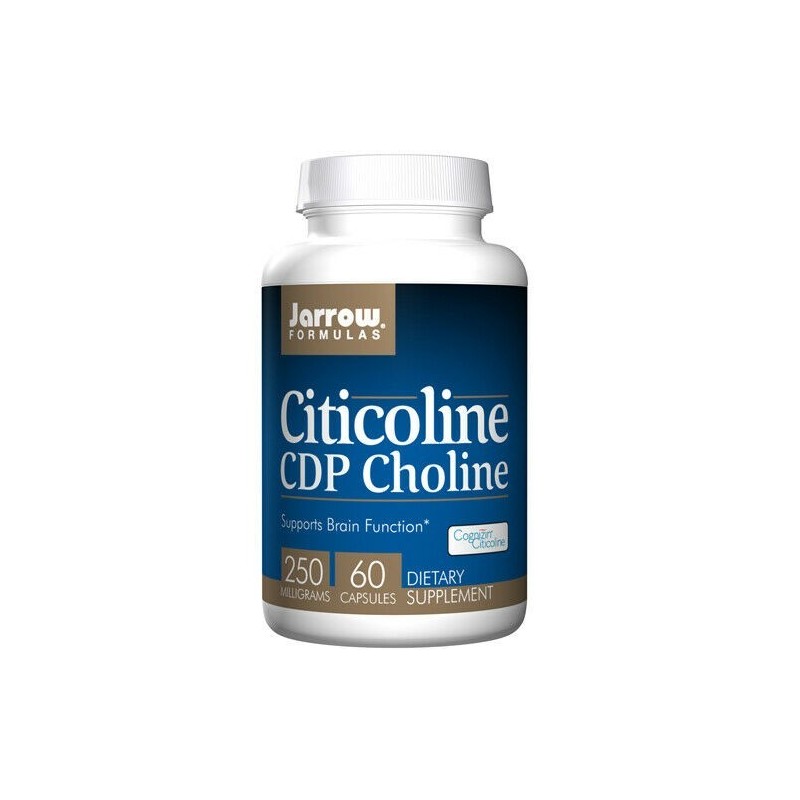 Citicoline CDP Choline, 250mg 60 Capsule, Ajută la creșterea cogniției, Creste efectul altor nootropice Beneficii Citicolina CDP