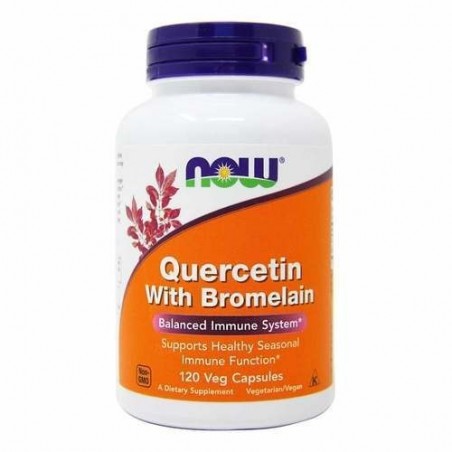 Now Foods Quercetin cu Bromelain - 120 Capsule