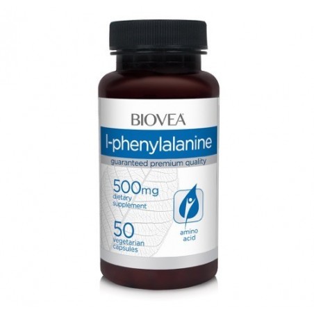 Biovea L-Fenilalanina (L-Phenylalanine) 500mg 50 Capsule