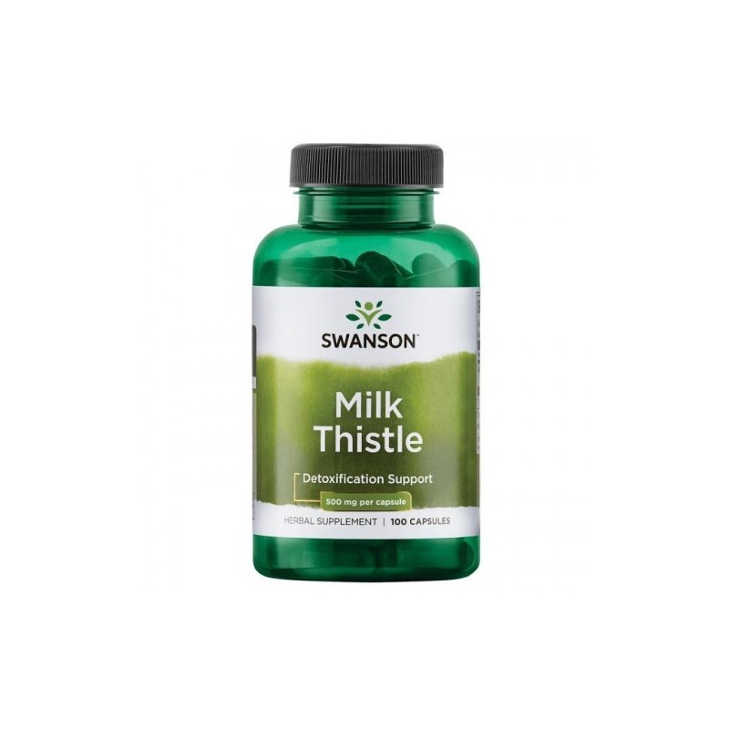 Milk Thistle, Armurariu, 500mg 100 Capsule- Supliment Hepatoprotect pentru ficat Beneficii Armurariu: elimina toxinele, sustine 