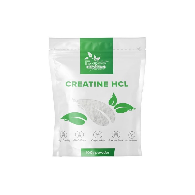 Creatina HCL Pulbere, 100 grame, Absorbtie rapida in organism, creste forta si rezistenta, ajuta la o recuperare mult mai repede