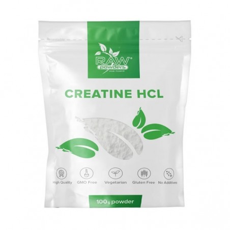 Raw Powders Creatina HCL Pulbere 100 grame