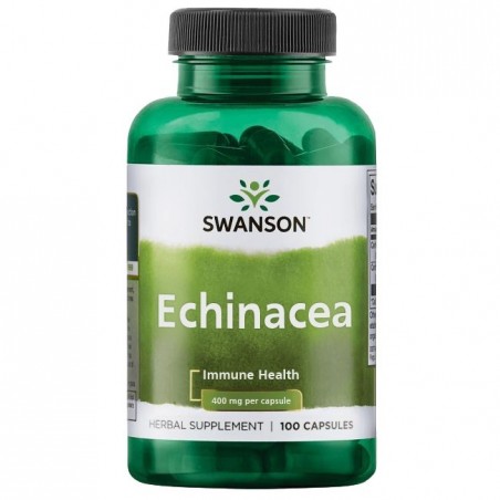 Swanson Echinacea 400 mg - 100 Capsule (Supliment cresterea imunitatii, impotriva racelii)